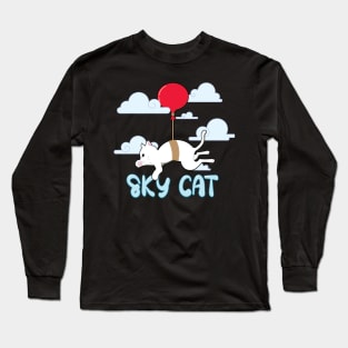 Sky Cat Long Sleeve T-Shirt